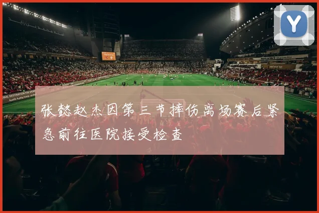 张懿赵杰因第三节摔伤离场赛后紧急前往医院接受检查